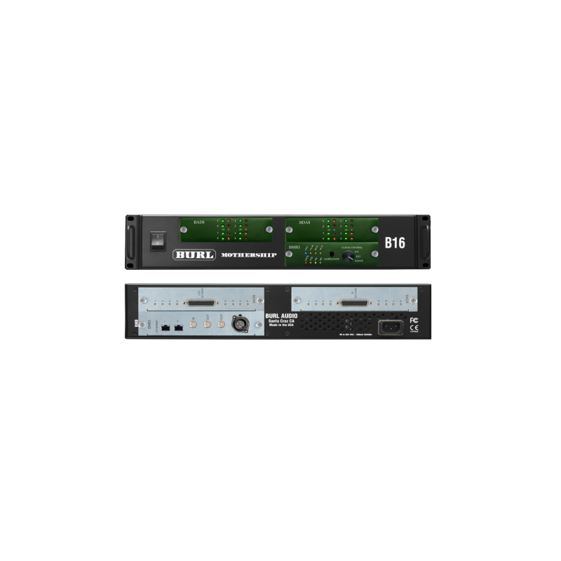 BURL AUDIO Mothership 3 - B16 BMB3 (DANTE) - BAD8 + BDA8 con 8 entradas y 8 salidas de Línea Mastering Grade