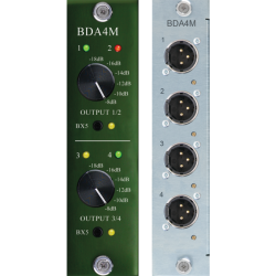 Burl Audio BDA4M Tarjeta DAC 4 canales mastering grade para B16 y B80 con transformador conmutable BX5 op-amp NextGen BOPA11 y a