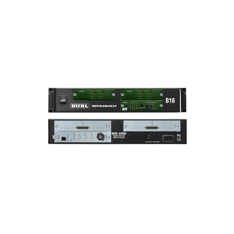 BURL AUDIO Mothership 3 - B16 BMB4 (Waves SOUNDGRID) - BAD8 + BDA8 con 8 entradas y 8 salidas de Línea Mastering Grade