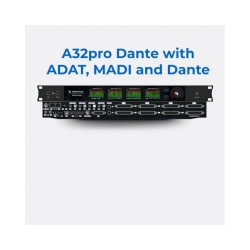 Ferrofish A32pro DANTE Convertidor 32 x 32 A/D D/A DB25-DANTE-MADI-ADAT