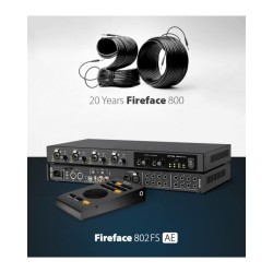 Fireface 802 FS AE + ARC USB AE - Interfaz de audio USB de gama alta de 60 canales y 192 kHz - Edicion Colección