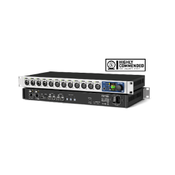 RME 12 Mic 12-Channel, digitally controlled High-End Mic Preamp with integrated MADI and AVB, 19" 1RU