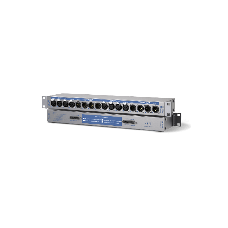 DTOX-32  D-Sub  Caja de conexiones XLR para AES/EBU