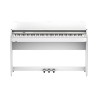 F701-WH Piano digital optimizado para el hogar moderno con sonido SuperNATURAL, teclado PHA-4 Standard color blanco por ROLAND