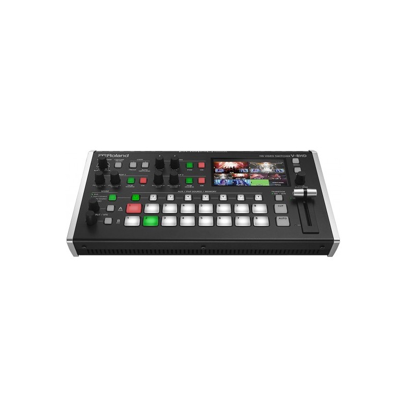 V-8HD STR Kit que incluye la Video Switcher V-8HD + Capturadora de video para Streaming por ROLAND