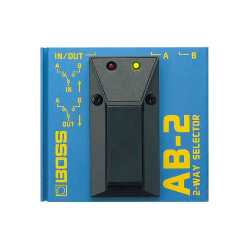 AB-2 Pedal Selector de 2 vías metal color azul por BOSS