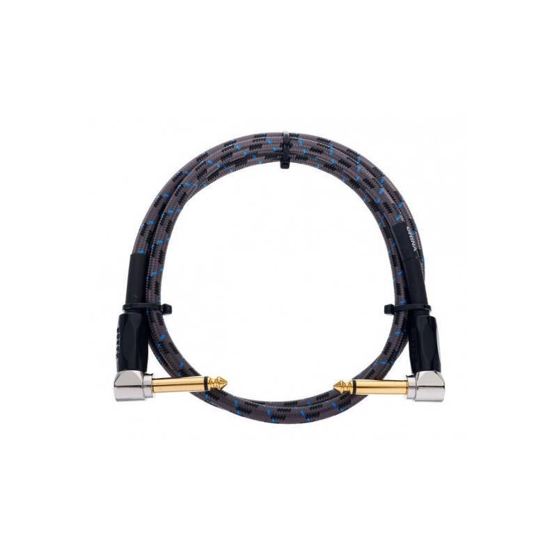 BIC-3AA Cable de instrumento Boss serie GOLD longitud 3 ft / 1 m plug's angulo recto 6.3mm chapa de oro 24k c/recubrimiento de t