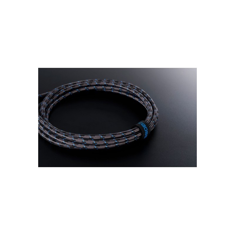 BIC-5 Cable de instrumento Boss serie GOLD longitud 5 ft / 1.5m plug's rectos 6.3mm chapa de oro 24k c/recubrimiento de tela por