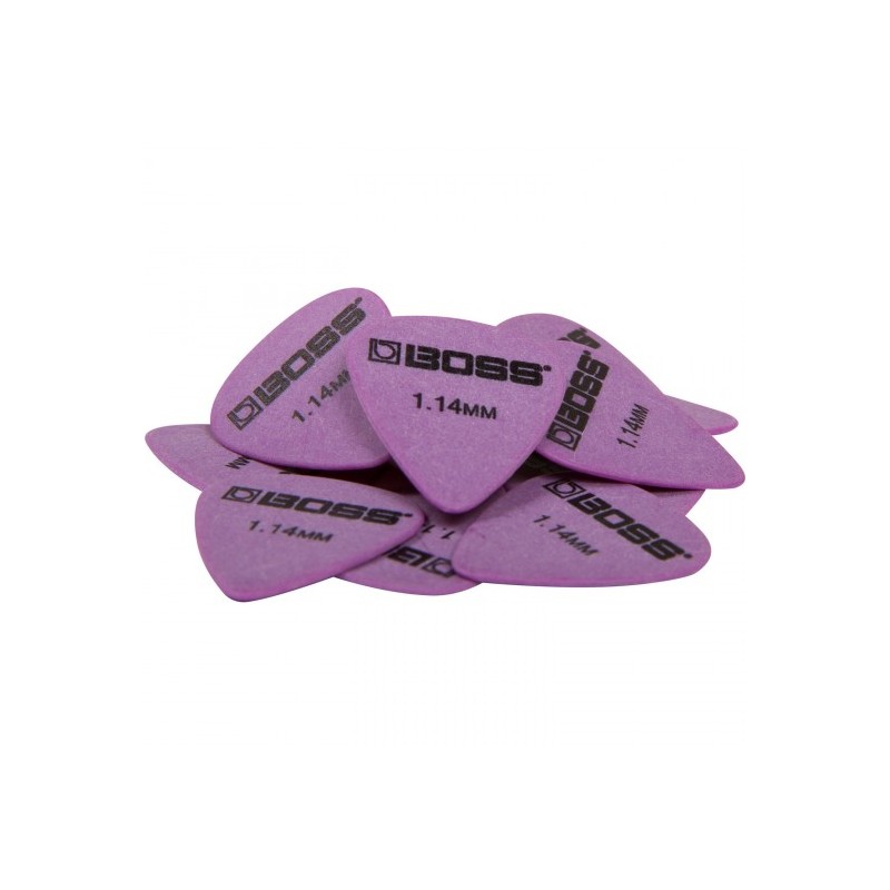 BPK-72-D114 Plumillas (picks) para guitarra Boss de celuloide  paquete con 72 pzs. por BOSS