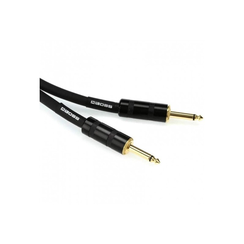 BSC-5 Cable Boss para conexión gabinete 1.5 m conectores TR plug  6.3mm c/chapa de oro 24k por BOSS