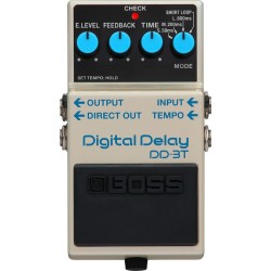 DD-3T Pedal Compacto Digital Delay 3 con Tap Tempo y subdivisiones por BOSS