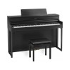 HP704-CH Piano electrónico con gabinete 2x5" 25 Watts + 2x2" 5 Watts, Bluetooth (audio y MIDI), 324 tonos, color LIGHT CHARCOAL.