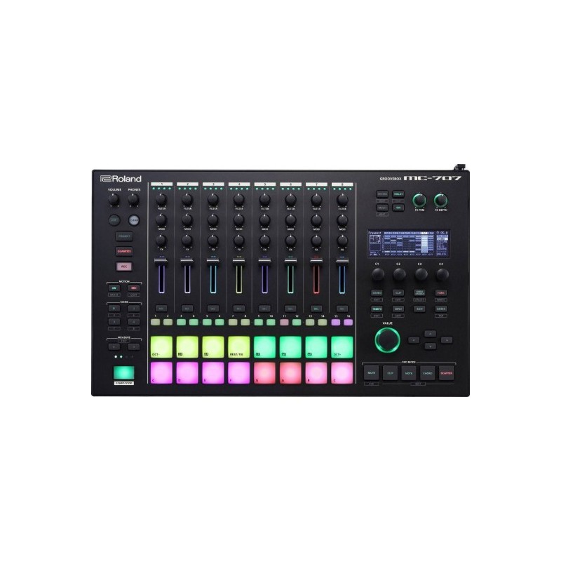MC-707 GROOVEBOX, incluye caja de ritmos, secuenciador y efectos de alta calidad, versión completa de 8 pistas. por ROLAND