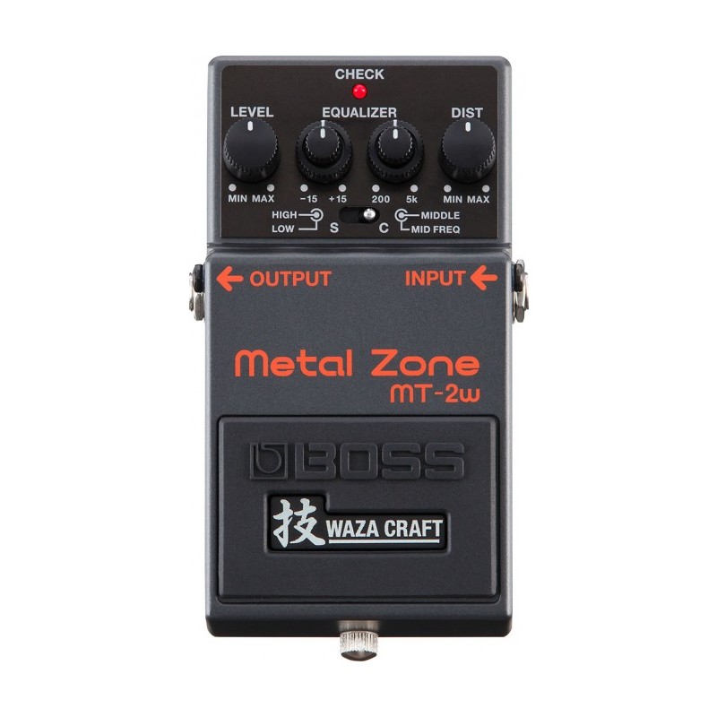MT-2W Pedal Compacto Metal Zone Waza Craft por BOSS