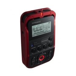 R-07-RD Grabadora de Audio Portatil c/Bluetooth   24bits / 96 kHz color rojo por ROLAND
