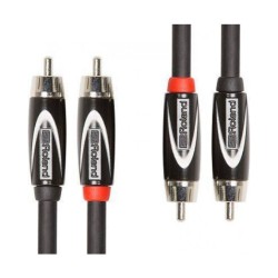 RCC-10-2R2R Cable Roland serie Black (cable doble) conectores RCA 3 mts. por ROLAND