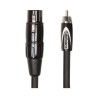 RCC-10-RCXF Cable Roland serie Black (cable interconexción) conector XLR hembra - conector RCA 3mts. por ROLAND