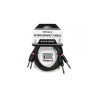RCC-3-2814 Cable Roland serie Black (cable doble) conector TR - TR plug 6.3mm  1 mts. por ROLAND