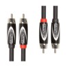 RCC-3-2R2R Cable Roland serie Black (cable doble) conectores RCA 1 mts. por ROLAND