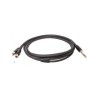 RCC-5-TR2R Cable Roland serie Black (cable inserción) conector TRS plug 6.3mm - 2 conectores RCA 1.5 mts. por ROLAND