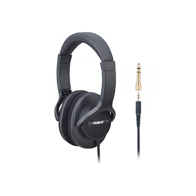 RH-A7-BK Audífonos Roland cover ear con construcción abierta, alta fidelidad y balance, color negro por ROLAND
