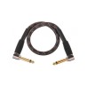 RIC-G1AA Cable Roland serie Gold instrumento conector plug recto TR 6.3mm - conector plug angulo recto TR 6.3mm chapa de oro 24K