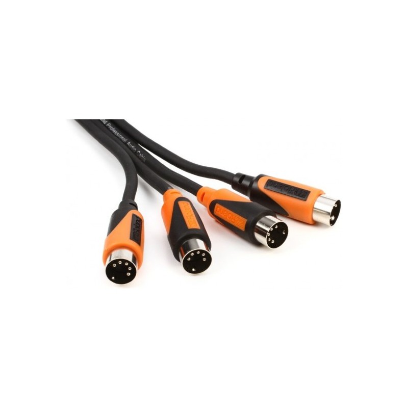 RMIDI-B10-DUAL Cable Roland serie Black MIDI cable dual (doble) 3 mts. por ROLAND