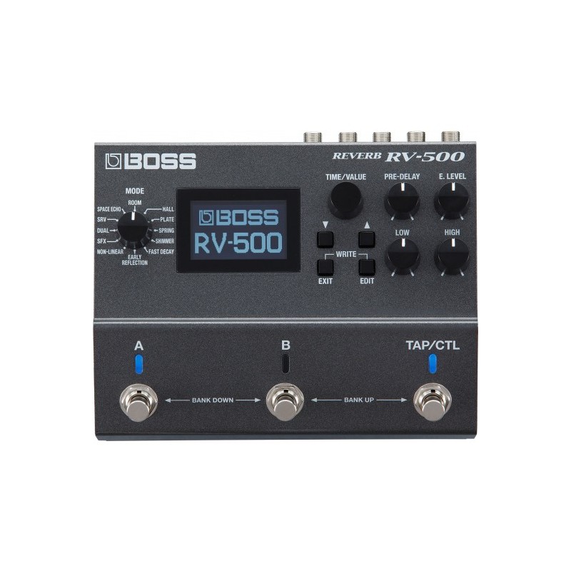 RV-500 Procesador de efecto Reverb con interruptores de pie por BOSS