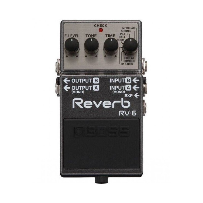 RV-6 Pedal Compacto Reverb por BOSS