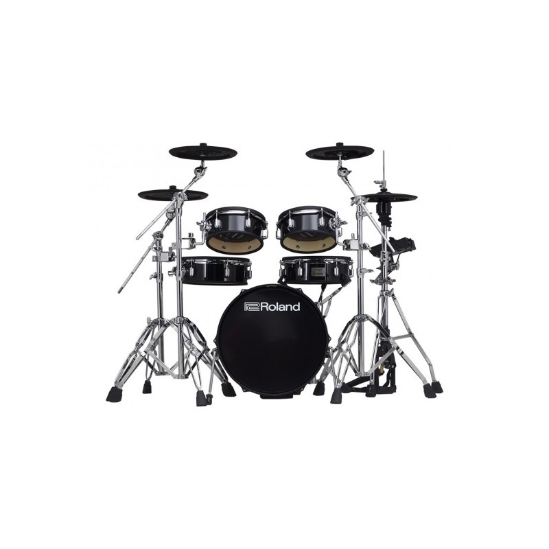 VAD306 Set V-Drums Acoustics compacto con cascos de madera estrechos, módulo TD-17 (stand incluído) y más de 300 sonidos por ROL