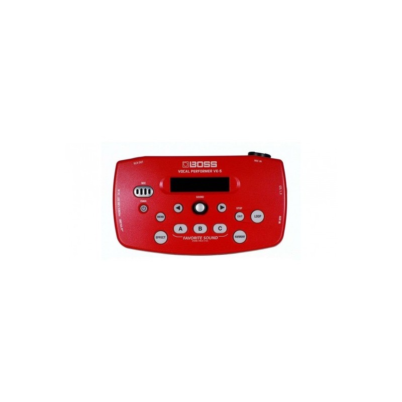 VE-5-RD Procesador para Voz compacto  color rojo por BOSS