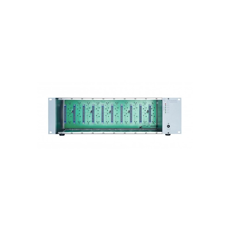 R10 500-Series Rack es un lunchbox de serie 500 de 10 espacios por Rupert Neve Designs