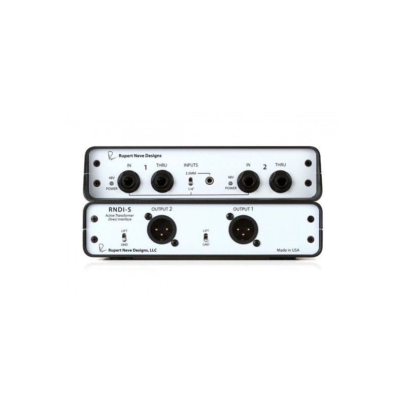RNDI-S  -  Interfaz directa de transformador activo estéreo de Rupert Neve Designs