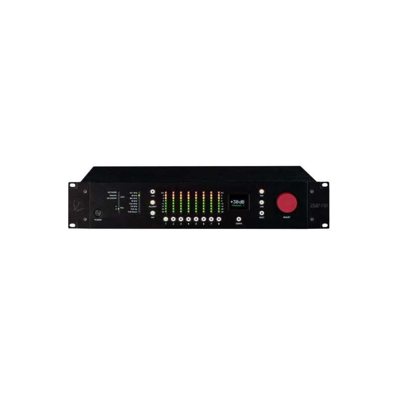 RMP-D8  Preamplificador de micrófono + convertidor Dante ® de 8 canales