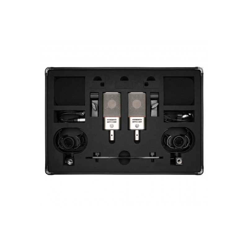 Austrian Audio OC818 Dual Set Plus - juego de 2 Micrófonos Multipatrón de Diafragma Grande