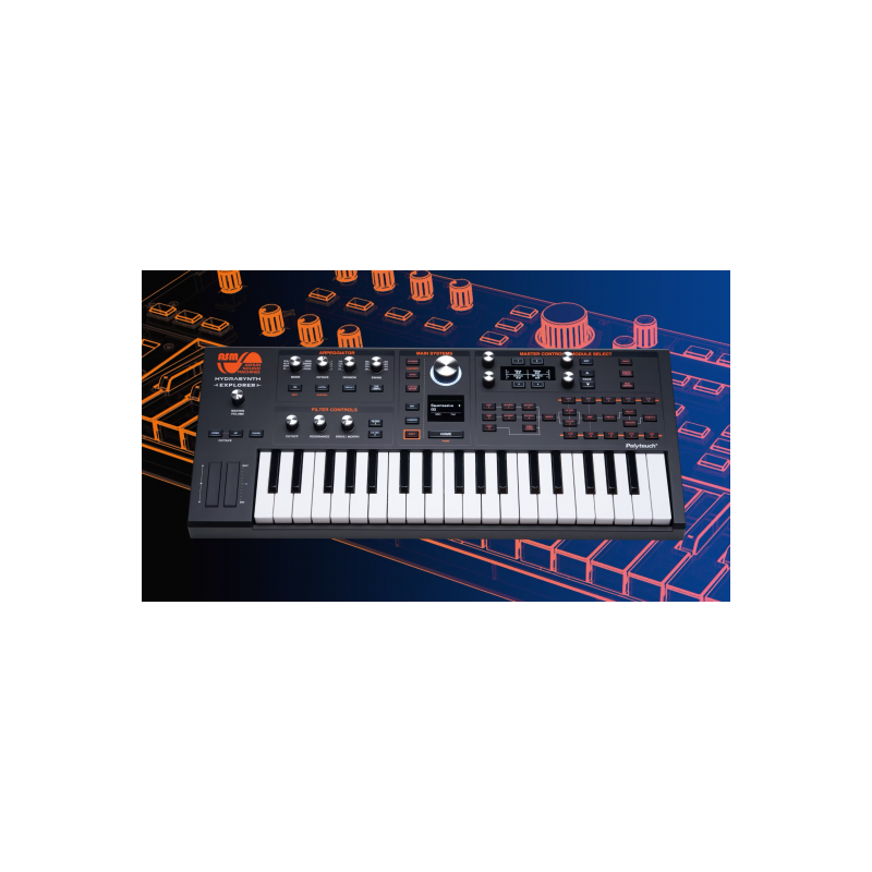 ASM HYDRASYNTH Explorer HSMK - SINTETIZADOR WAVETABLE - Portátil