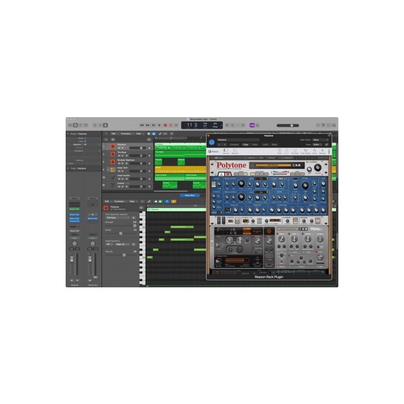 Reason 13 - Un estudio completo - Reason es a plugin y también un DAW
