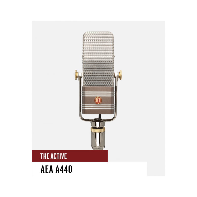 AEA A440  Micro de Listón con  Phantom Power de alto rendimiento en la tradición 44